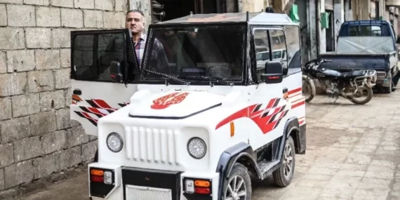 Suriyeli Girişimci Mühendis Elektrikli Araç Üretti