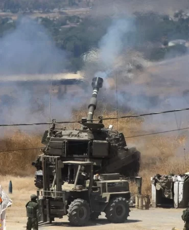 israel-launch-artillery-lebanon-after-rockets