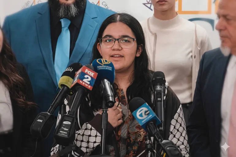 ABD marşında ayağa kalkmayan Filistinli öğrenci davayı kazandı