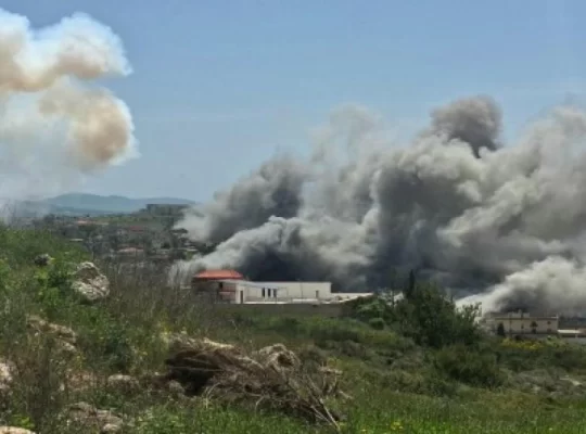 Güney Lübnan'da art arda patlamalar