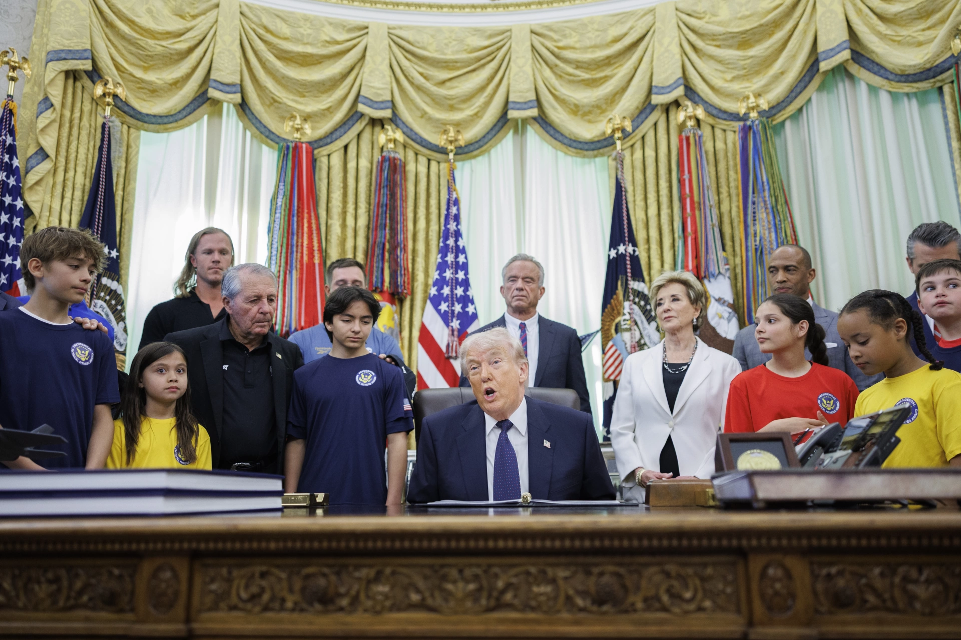 Trump'tan çocuklara "İran ve nükleer bomba" konuşması