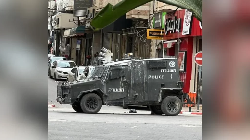 Cenin’de askeri araç sivil otomobile çarptı: 1 yaralı