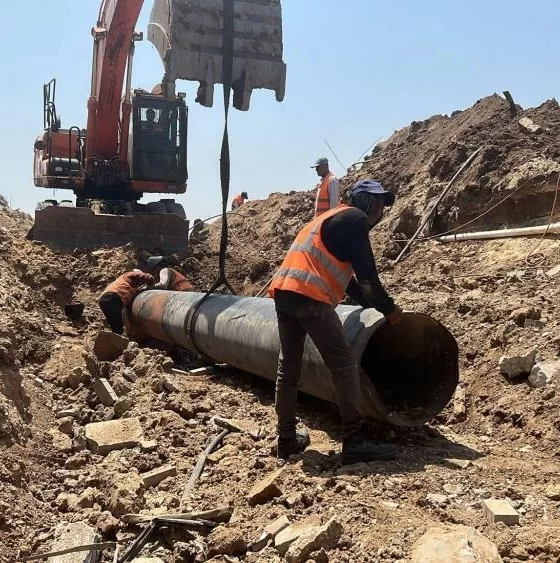 Gazze'de su hatlarına koruma: Kaçak kullanıma son