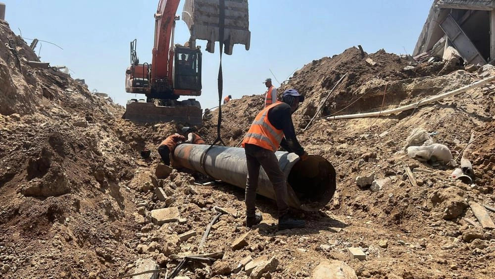 Gazze'de su hatlarına koruma: Kaçak kullanıma son