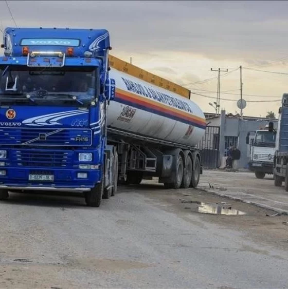 Gazze'ye 5 tır dolusu mutfak tüpü gazı giriş yaptı