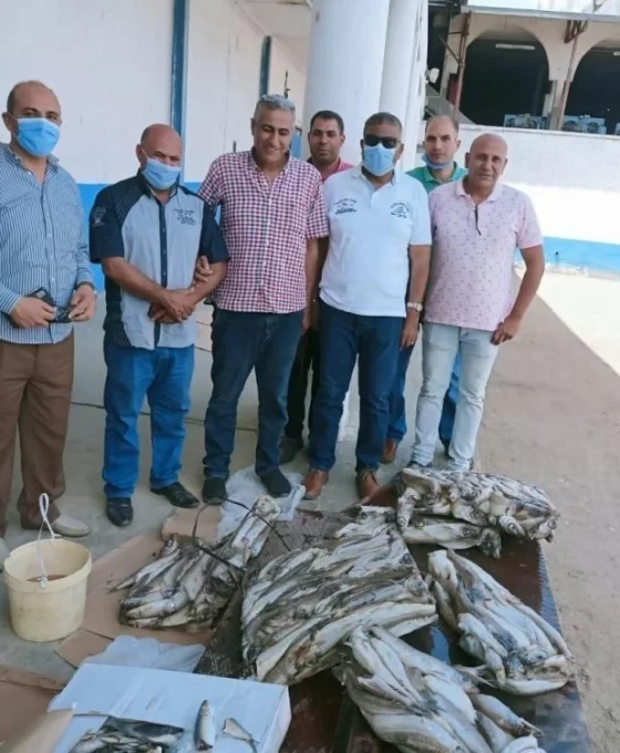 Han Yunus’ta 162 kilogram bozuk balık imha edildi