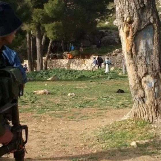 İsrail güçlerinden Beytüllahim'deki Süleyman Havuzları'na baskın