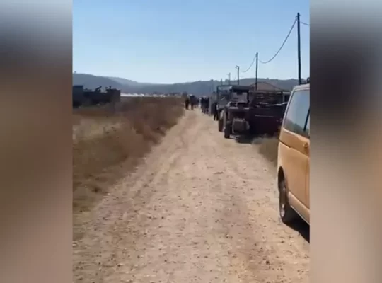 İsrail ordusu Filistinlilerin hasat yapmasını engelledi
