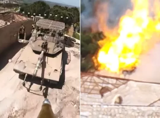Lübnan'da Hizbullah'tan İsrail askeri araçlarına saldırı