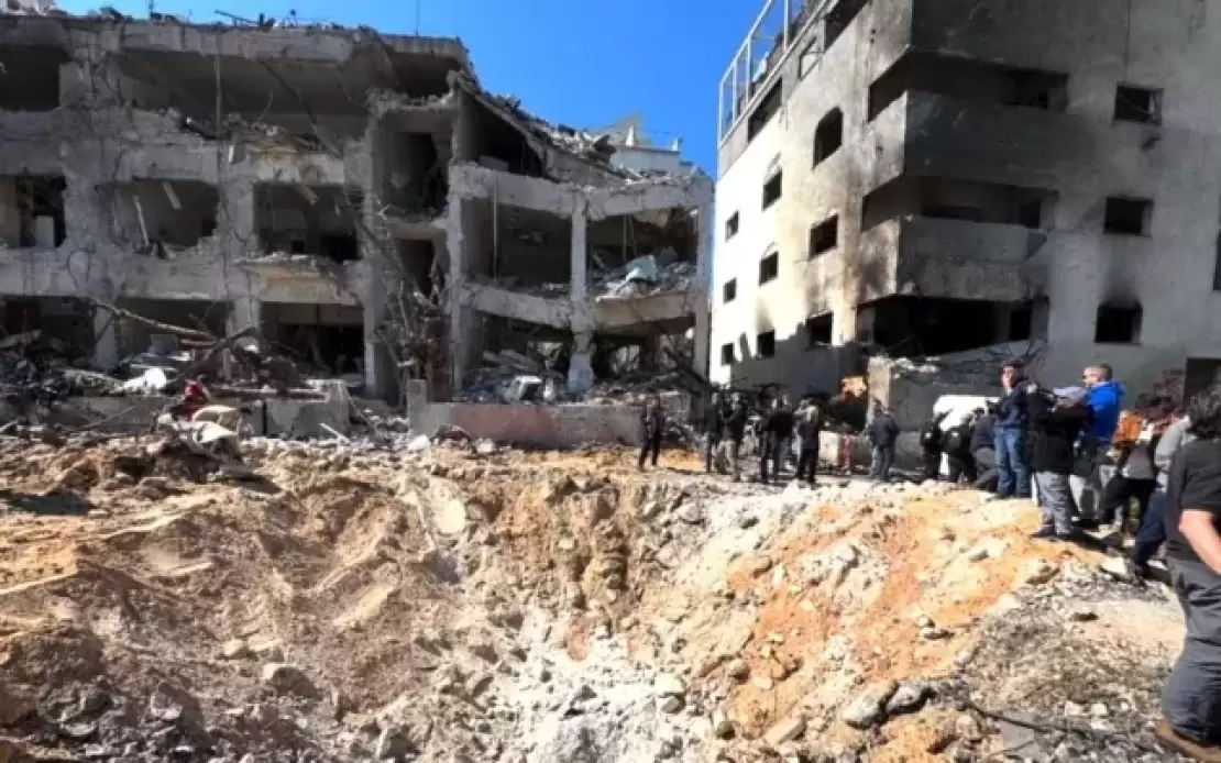 Savaşın ilk günü ifşa oldu: Tel Aviv'in kalbindeki gizli askeri üs vuruldu