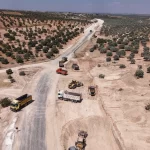 İdlib'de 600 kilometre uzunluğunda dev yol planı başladı