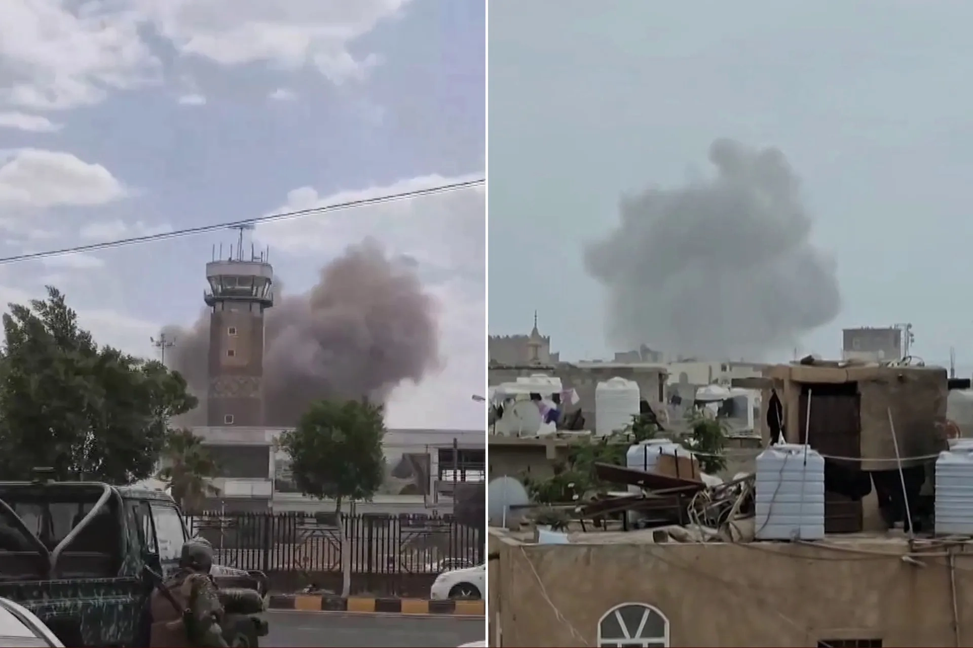 Yemen'de gerilim: Hükümet Sana Havalimanı'nı vurdu