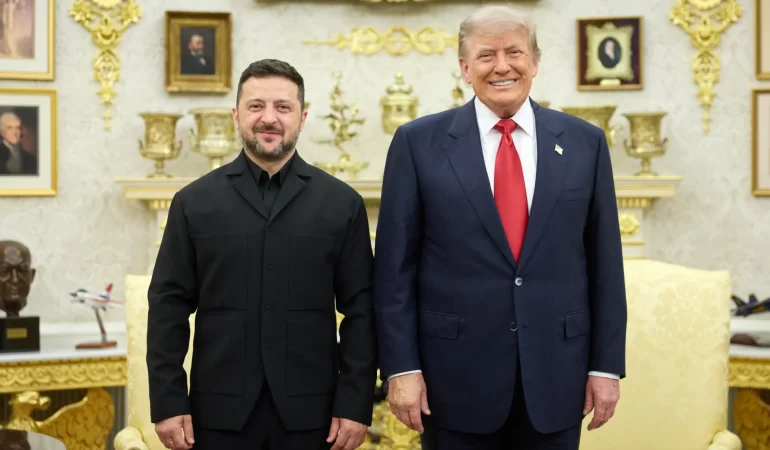 Zelenski Oval Ofis'te: Trump'tan hayati savunma hamlesi