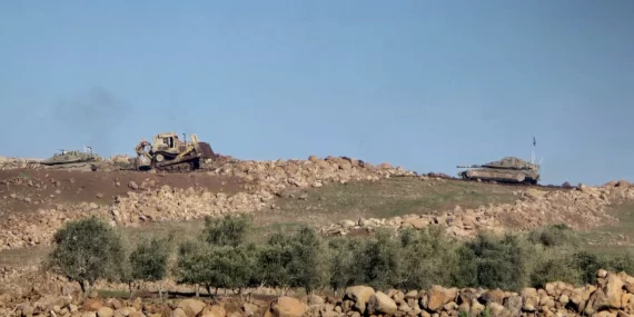 İsrail'den Kuneytra'ya kara ihlali: Araziler tahrip edildi