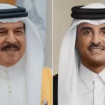 Katar Emiri ve Bahreyn Kralı ikili ilişkileri görüştü