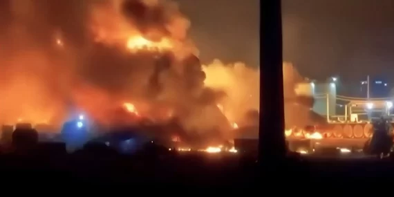 Süleymaniye'de akaryakıt deposunda şiddetli patlama: 20 yaralı