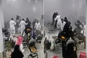Abha Havalimanı saldırısında kahramanlaştı: Yaşlı kadını kurtardı