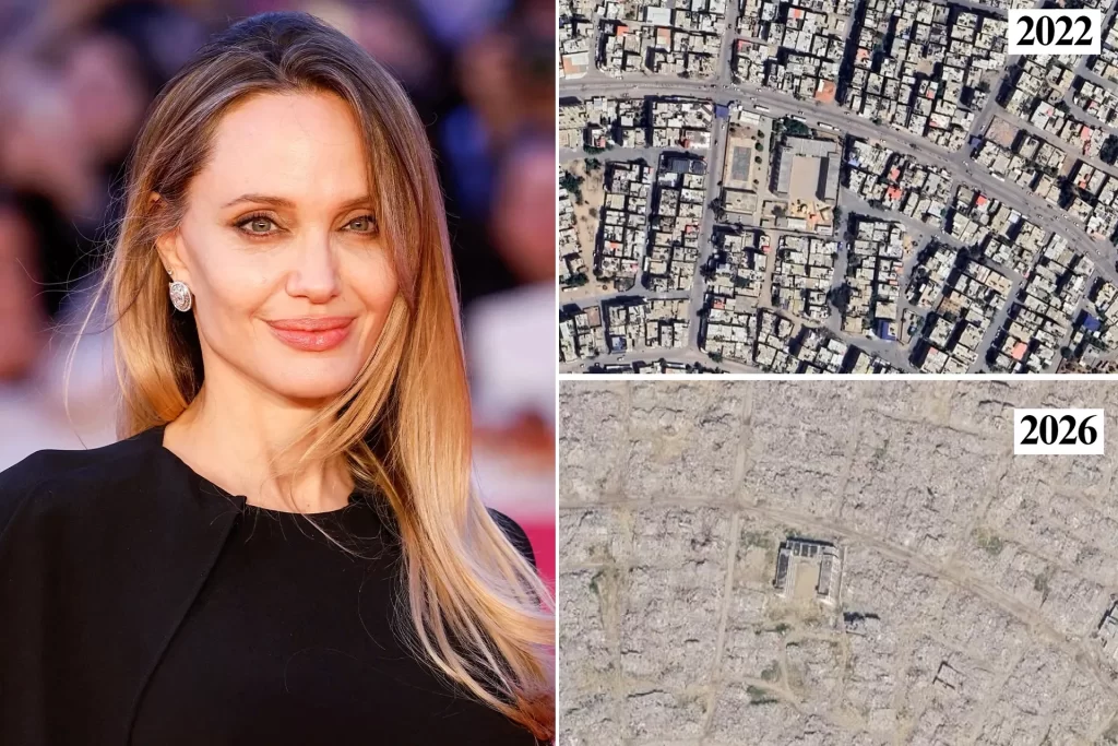Angelina Jolie'den Gazze paylaşımı: Uydu görüntüleri yetersiz