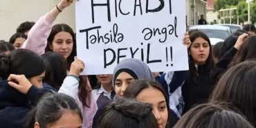 Bakü'de okullarda başörtüsü gerilimi: Öğrenciler ayaklandı