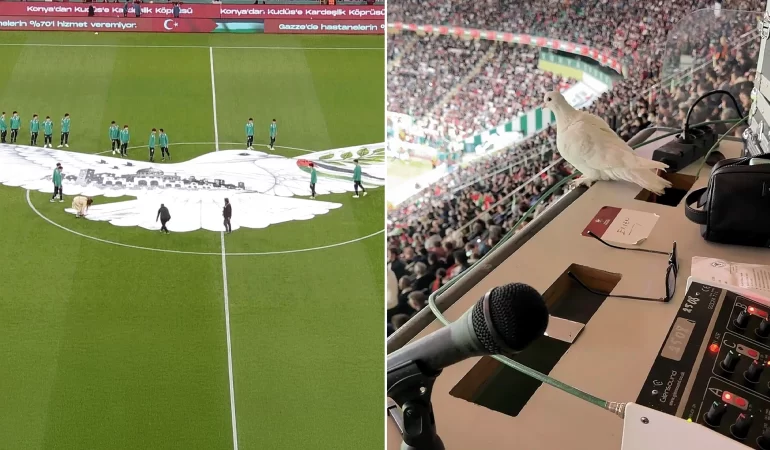 Erdoğan'dan Konyaspor-Filistin maçına övgü: Dayanışma örneği