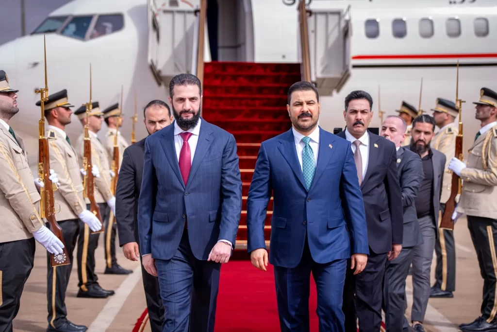 Şam'da tarihi zirve: Suriye ile Irak arasında yeni dönem!