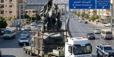 Suriye'de heykel krizi: Selahaddin Eyyubi anıtı taşındı