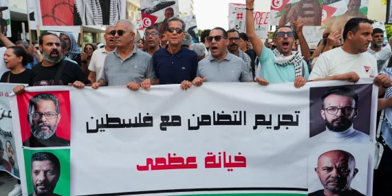 Tunus'ta Filistin eylemine yargı engeli: Tahliye talebine ret!